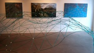 Mission Triangulated Irregular Network (Gallery One Installation View)